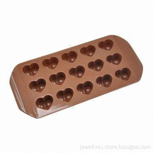 Silicone candy molds with 15 cavity